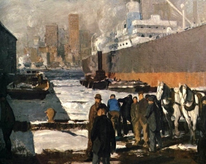 Bellows Men of the Docks 1912